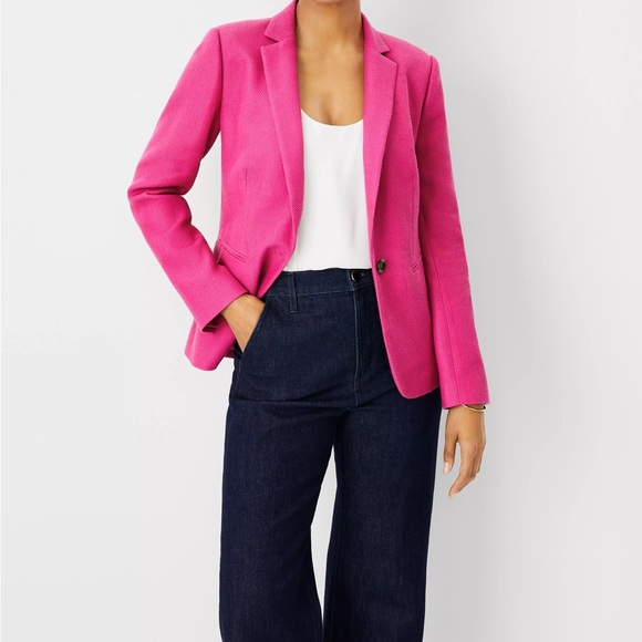 Ann Taylor Hutton Blazer in Pique 10P - Picture 6 of 6